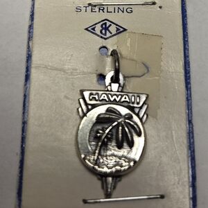Sterling Silver Hawaii Charm Bracelet